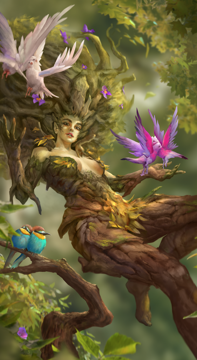 Magic Forest Dryad