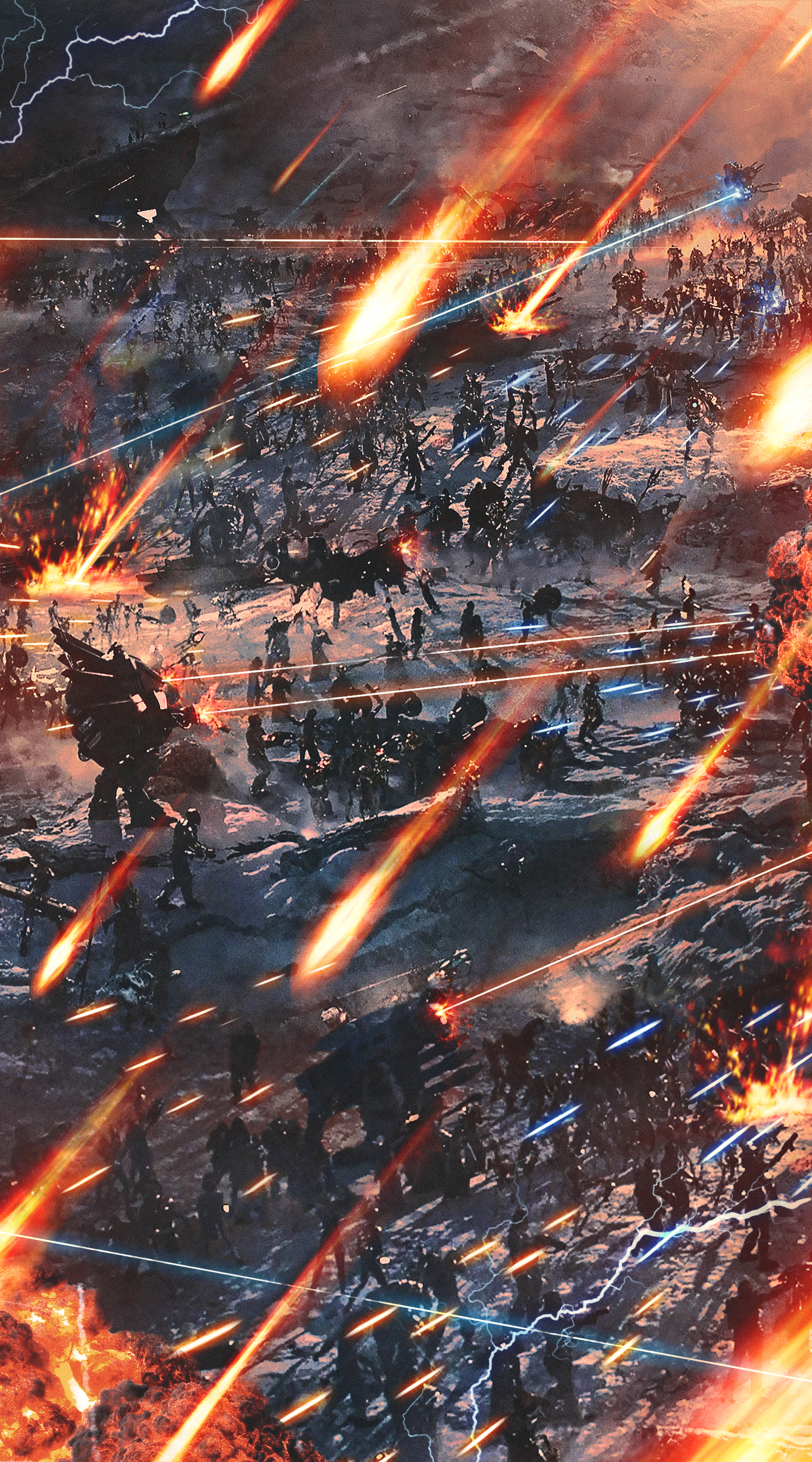 Fire rain